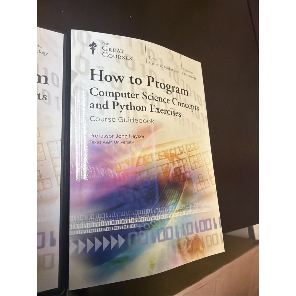 The Great Courses How to Program Computer Science Python DVD & Guidebook 2016 - Picture 3 of 5